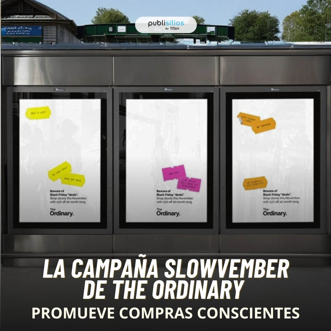 La campaña Slowvember de The Ordinary promueve compras conscientes